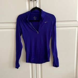 Nike quarter zip dry fit long sleeve